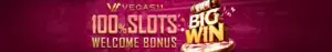 100% Slots Welcome Bonus