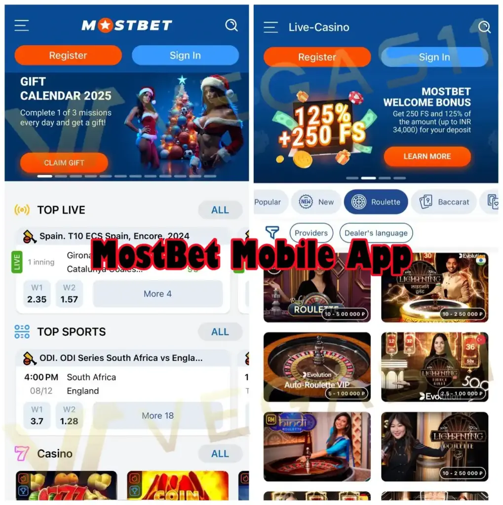 MostBet Mobile App