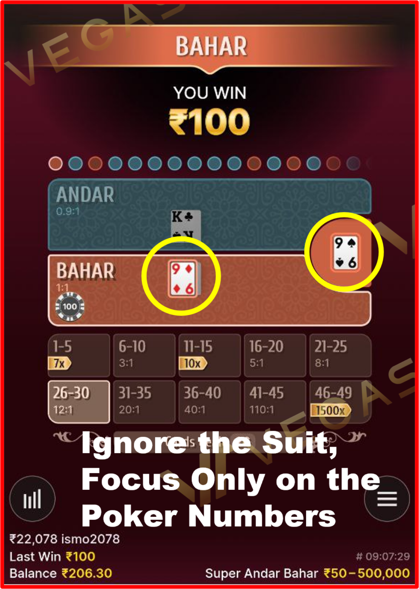 Focus the Poker Numbers