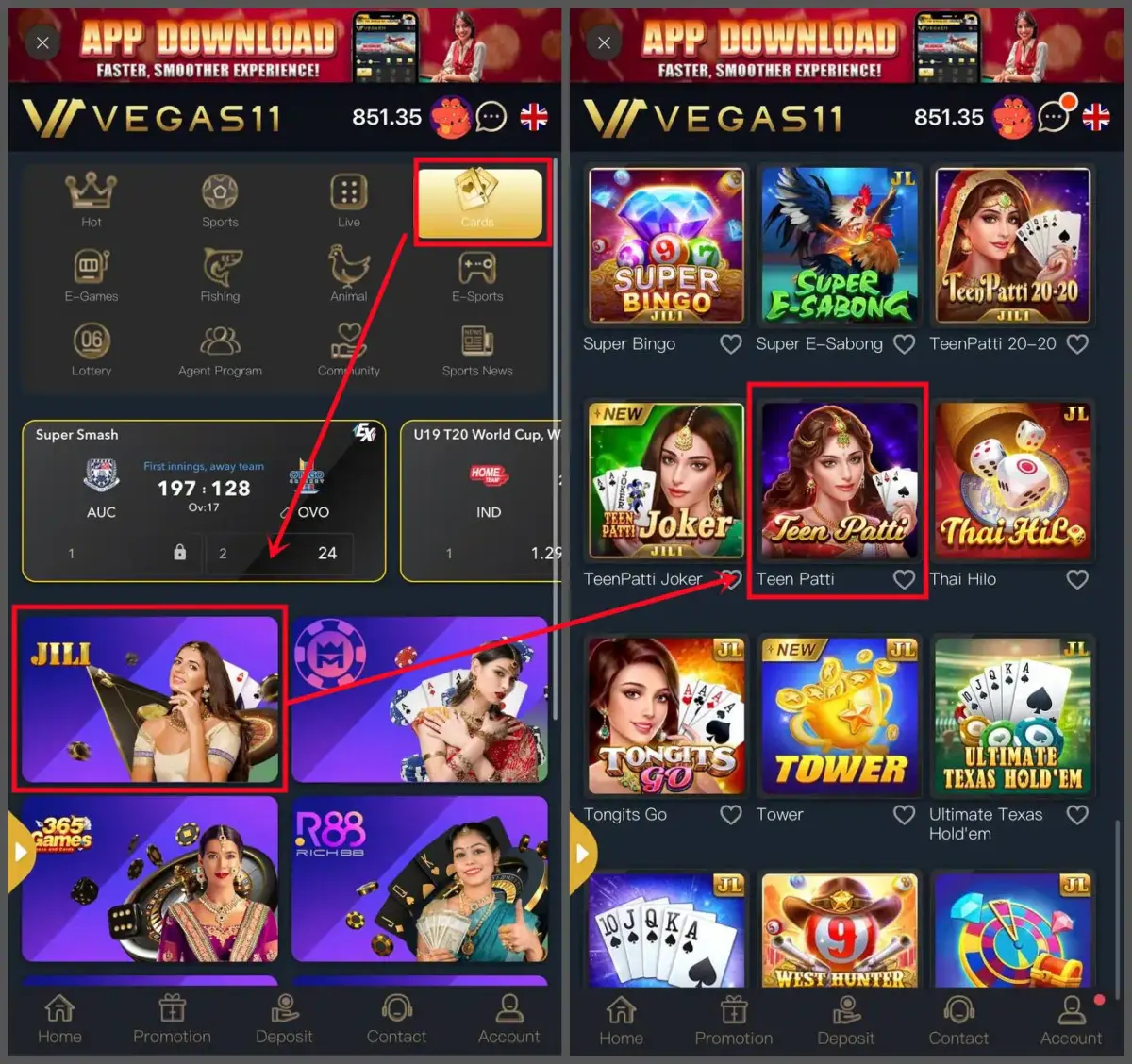 Vegas11 Teen Patti