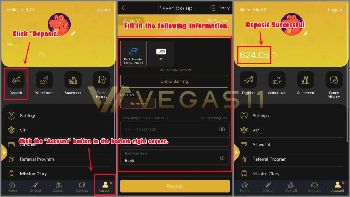 Deposit Guide