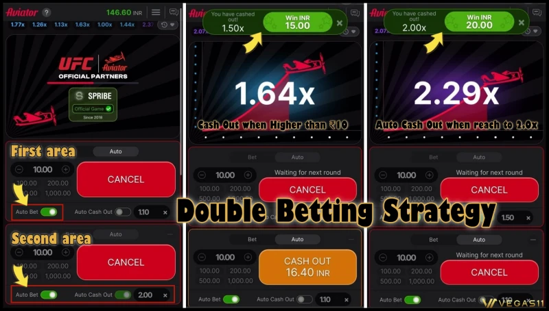 Double Betting Strategy