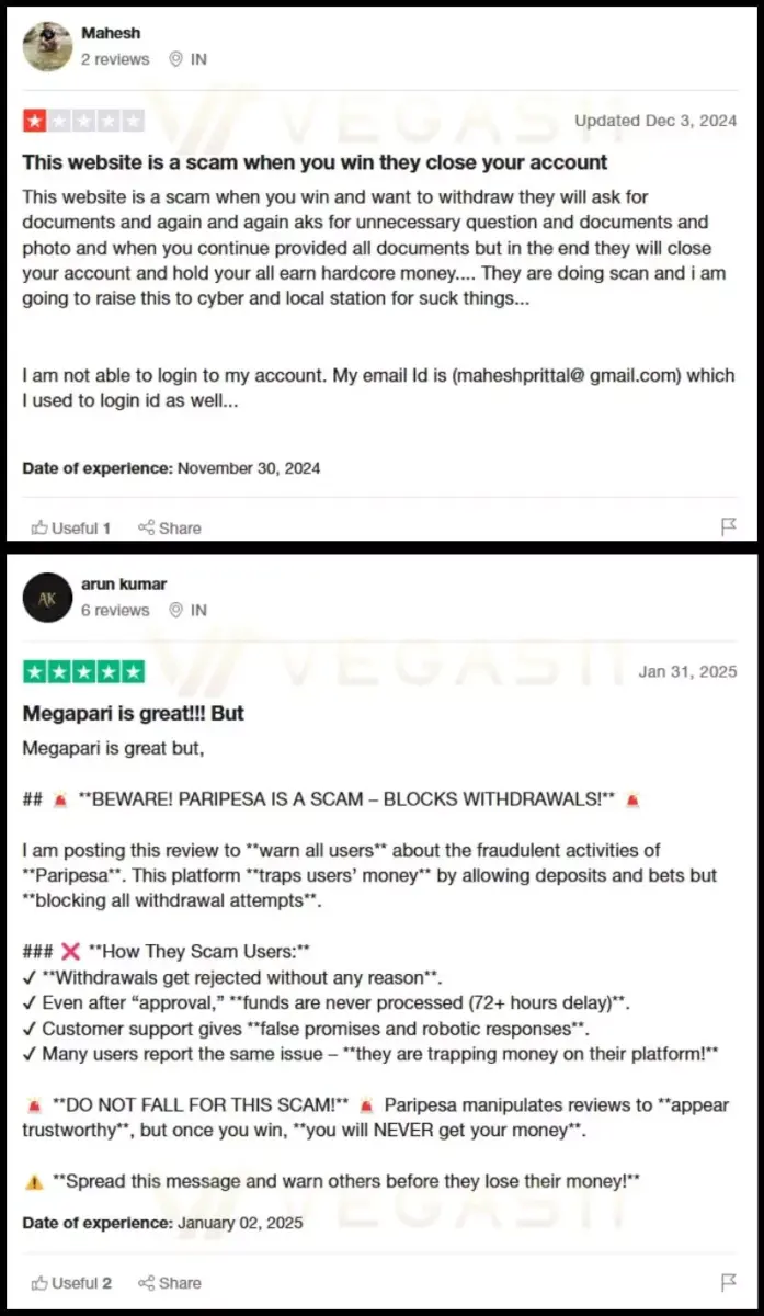 Megapari Casino Reviews 3