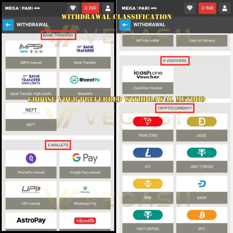 Withdrawal Classification