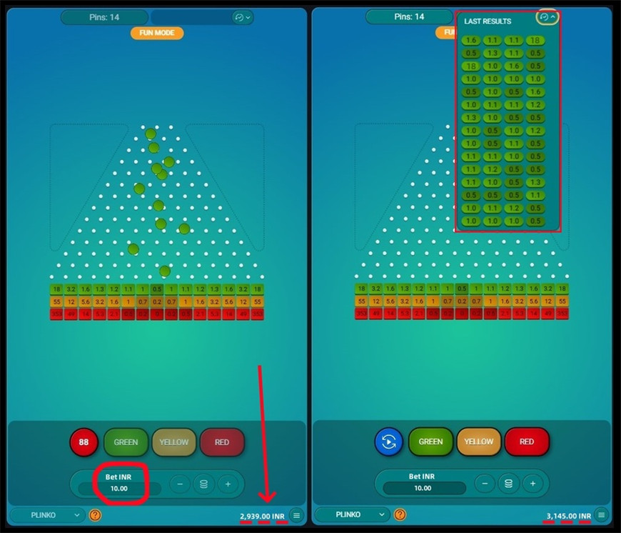 Plinko Using auto-bet, computer earns for you