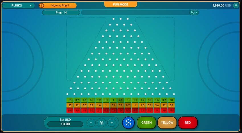 SPRIBE Plinko Online Games